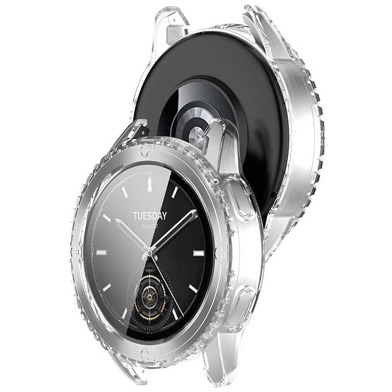 Capa PC + Vidro Temperado Xiaomi Watch S3 Transparente