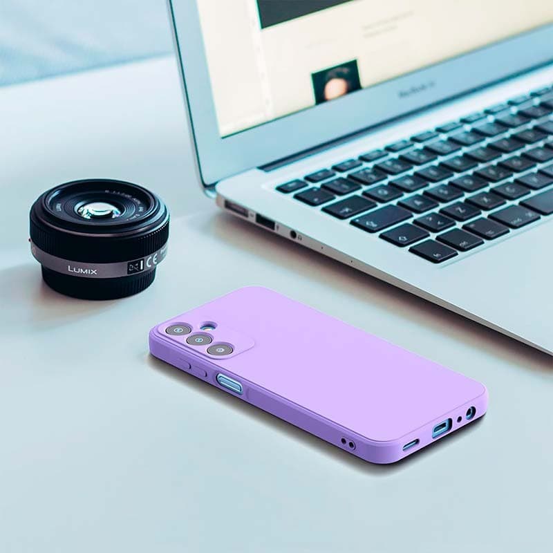 Capa Samsung Galaxy M15 5G Square Liquid Premium Lavanda