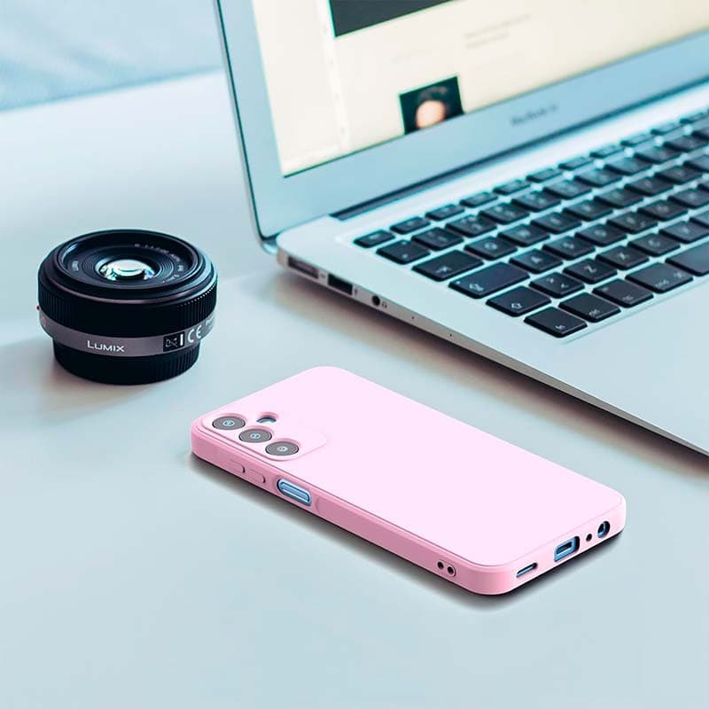 Capa Samsung Galaxy M15 5G Square Liquid Premium Rosa