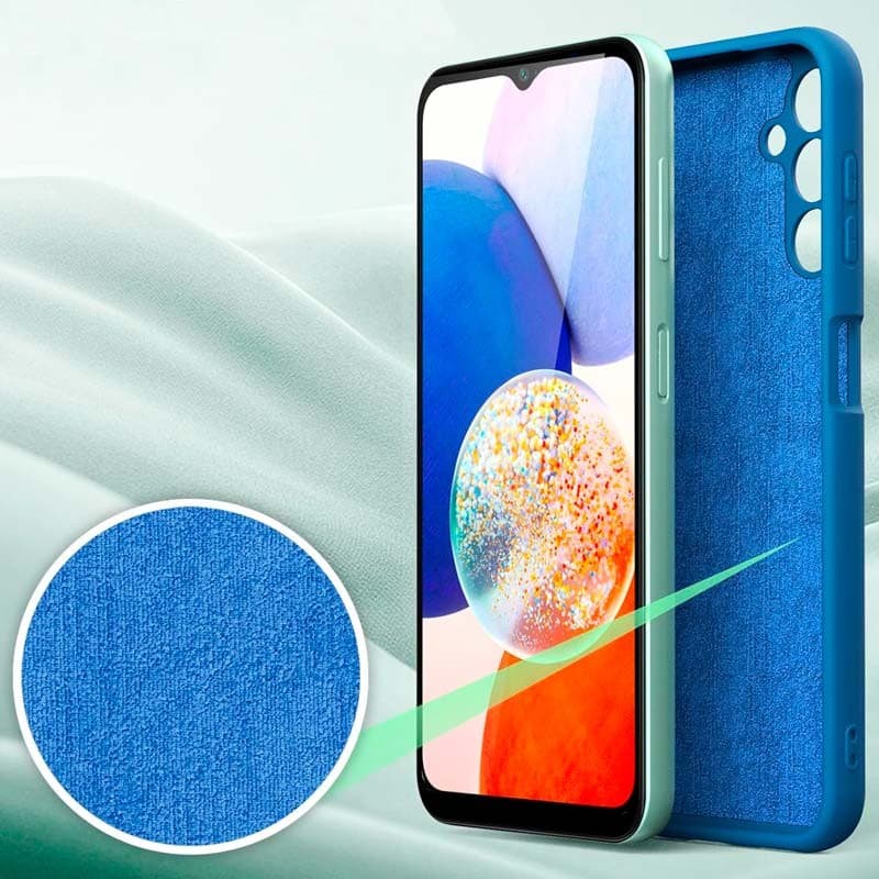 Capa Samsung Galaxy M34 5G Square Liquid Premium Azul