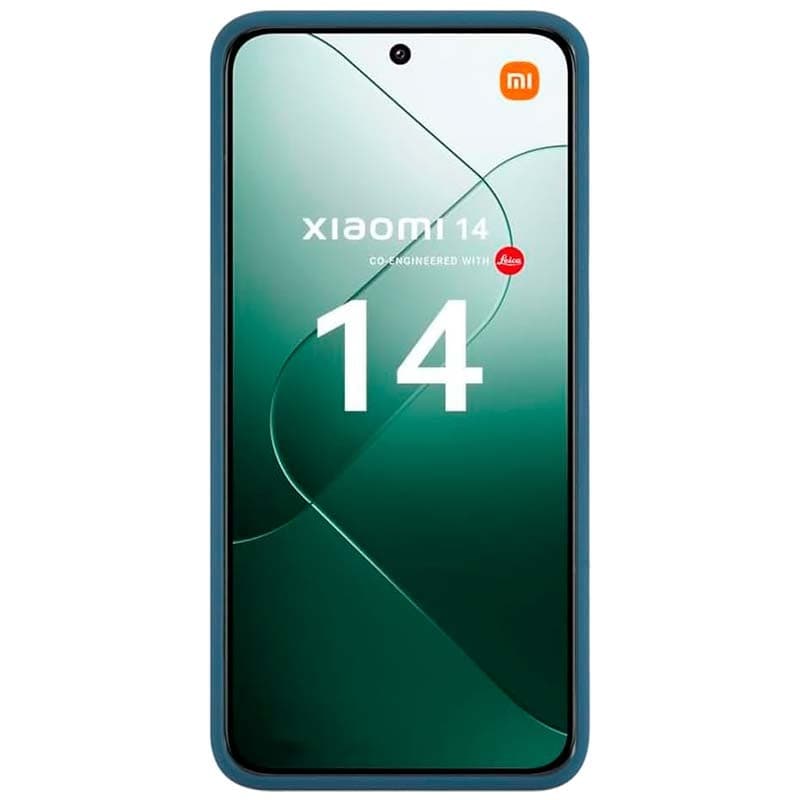 Capa Xiaomi 14 Square Liquid Premium Azul