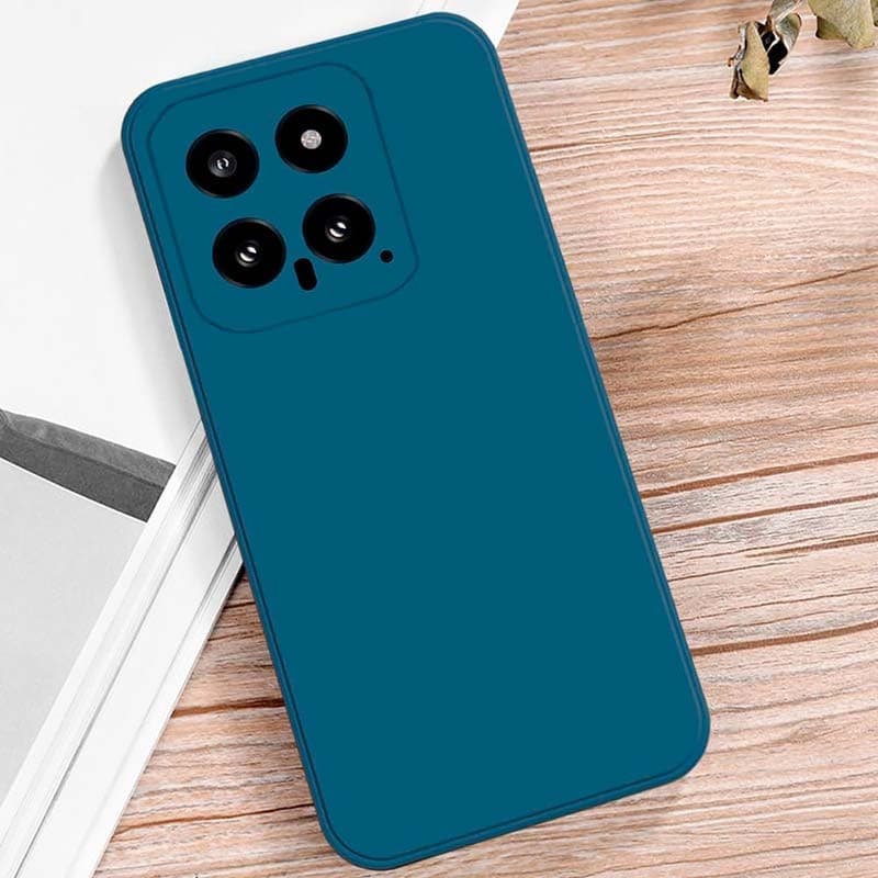 Capa Xiaomi 14 Square Liquid Premium Azul