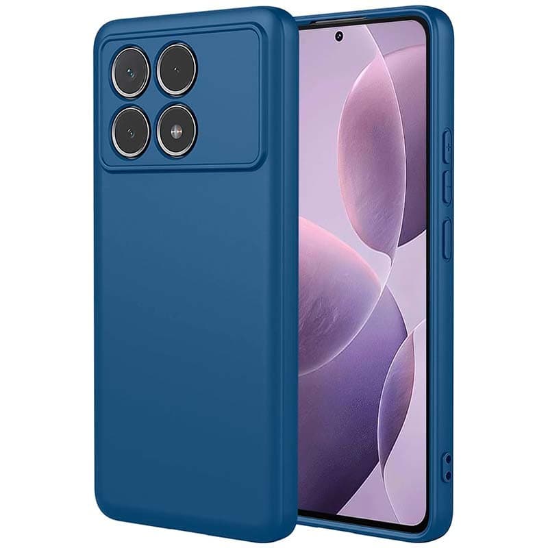 Capa Xiaomi Poco F6 Pro 5G Square Liquid Premium Azul