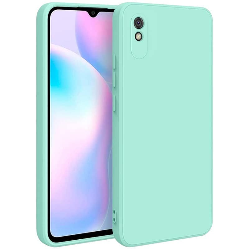 Capa Xiaomi Redmi 9A / Redmi 9AT Square Liquid Premium Verde Claro