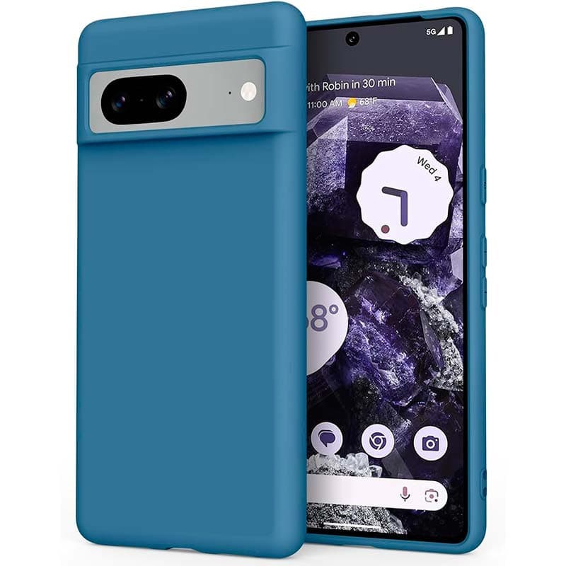 Capa de silicone Google Pixel 8 Azul