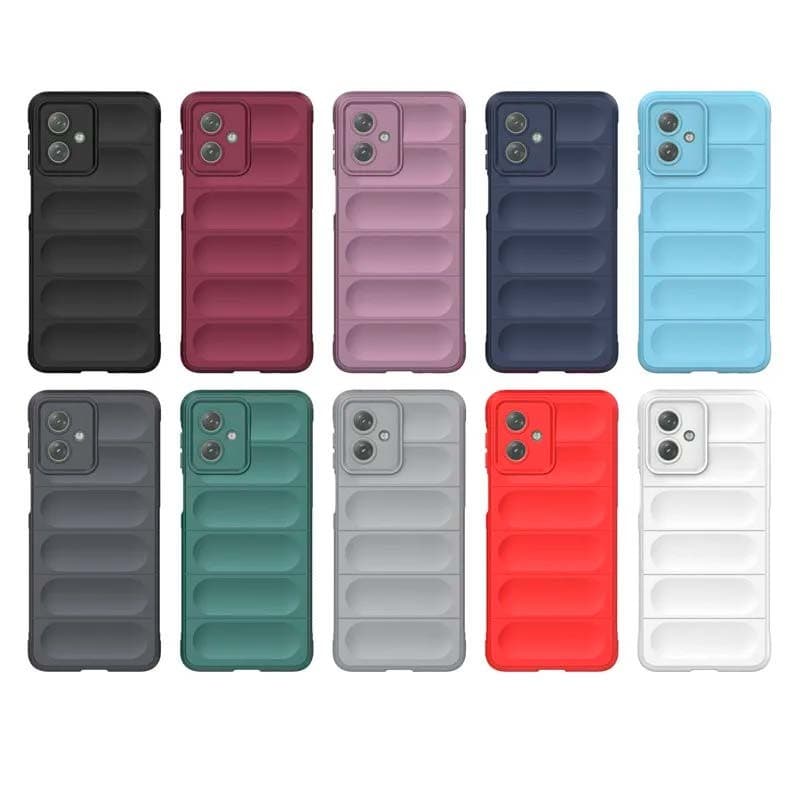 Capa de silicone Wave Motorola Moto G54 Borgonha