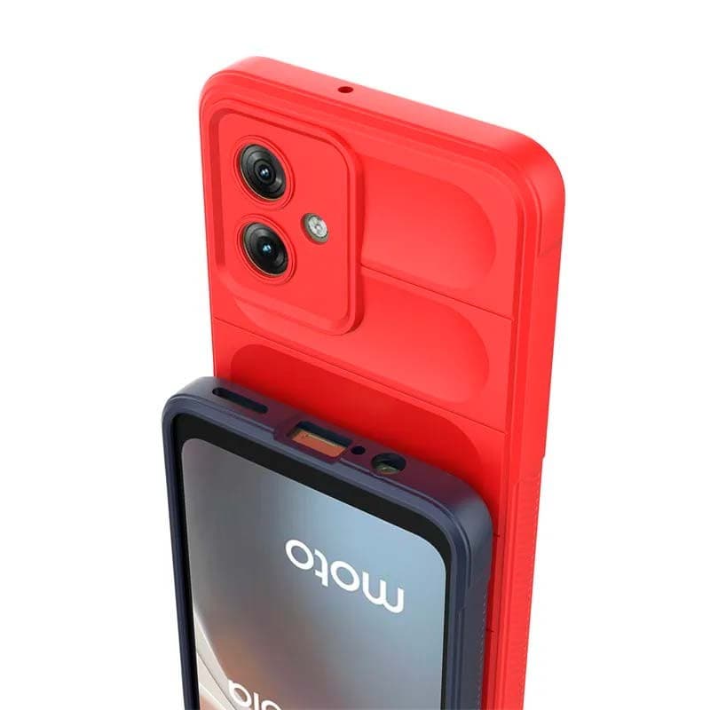 Capa de silicone Wave Motorola Moto G54 Cinzento