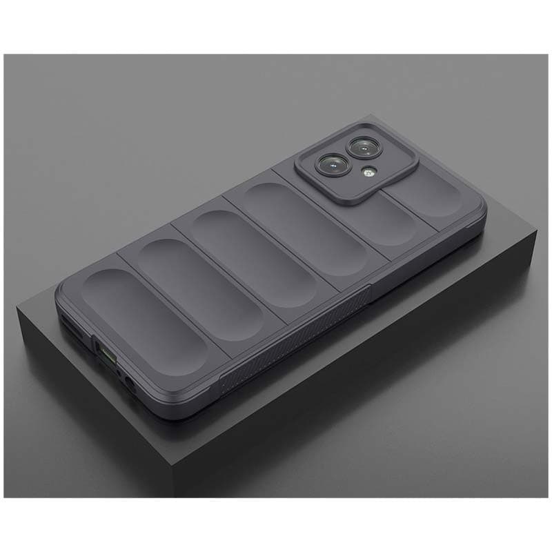 Capa de silicone Wave Motorola Moto G54 Cinzento