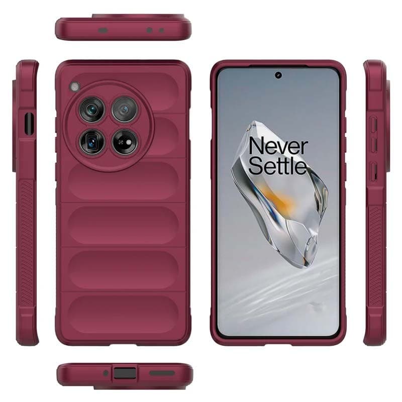 Capa de silicone Wave Oneplus 12 Borgonha