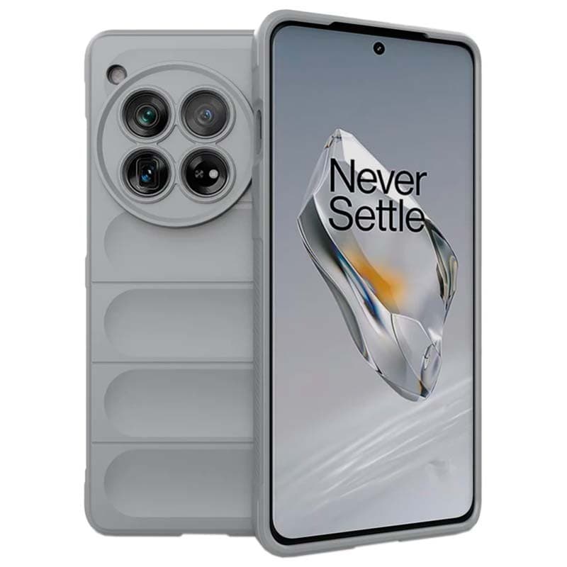 Capa de silicone Wave Oneplus 12 Cinzento Claro