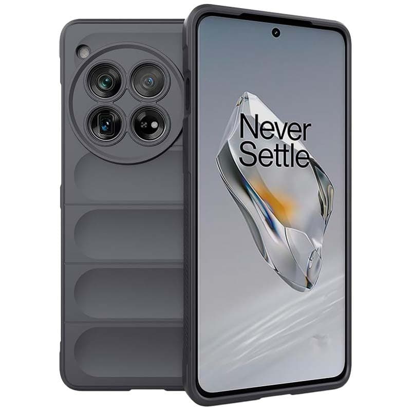 Capa de silicone Wave Oneplus 12 Cinzento Escuro