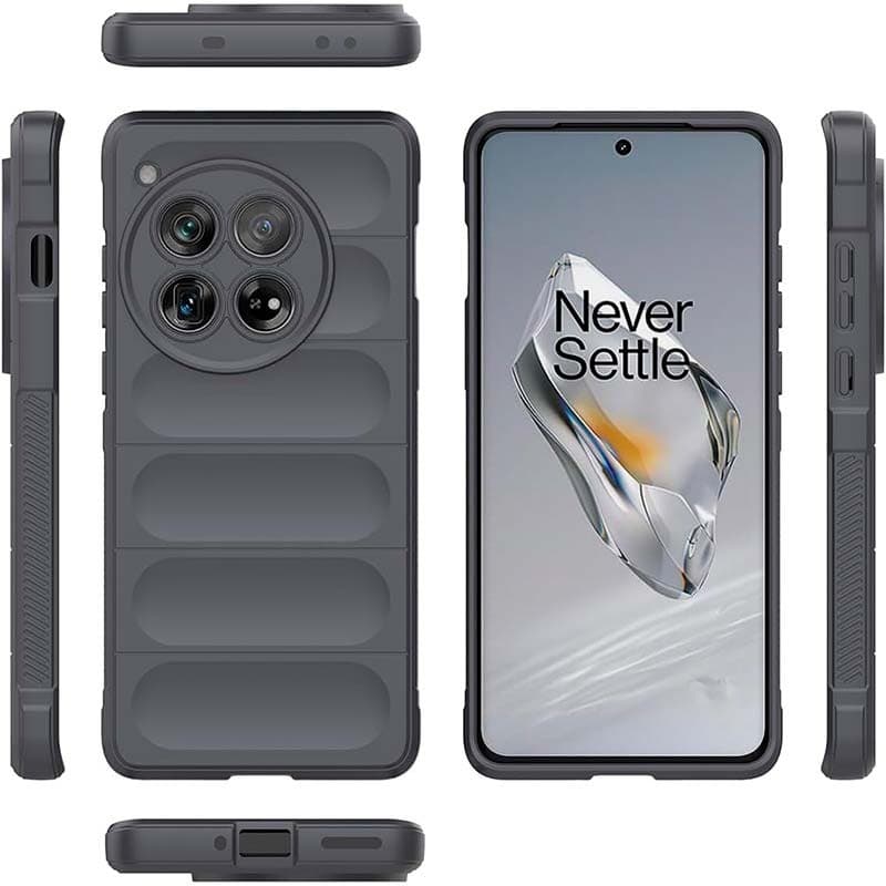 Capa de silicone Wave Oneplus 12 Cinzento Escuro