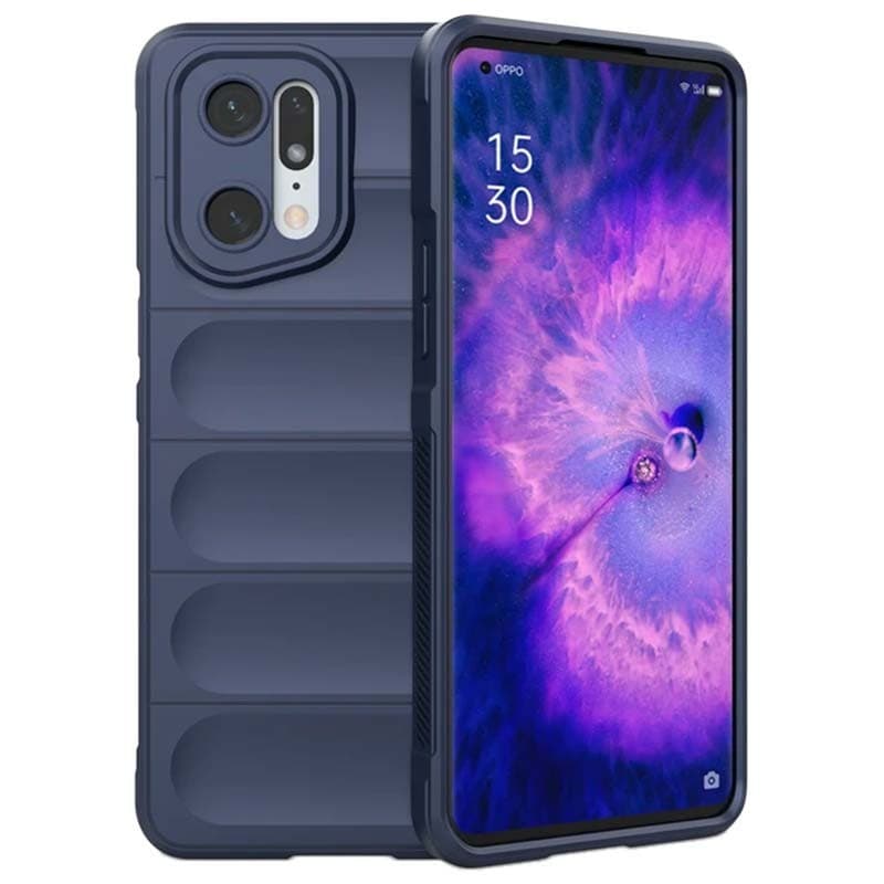 Capa de silicone Wave Oppo Find X5 Pro 5G Azul Escuro