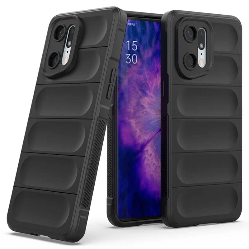 Capa de silicone Wave Oppo Find X5 Pro 5G Preto