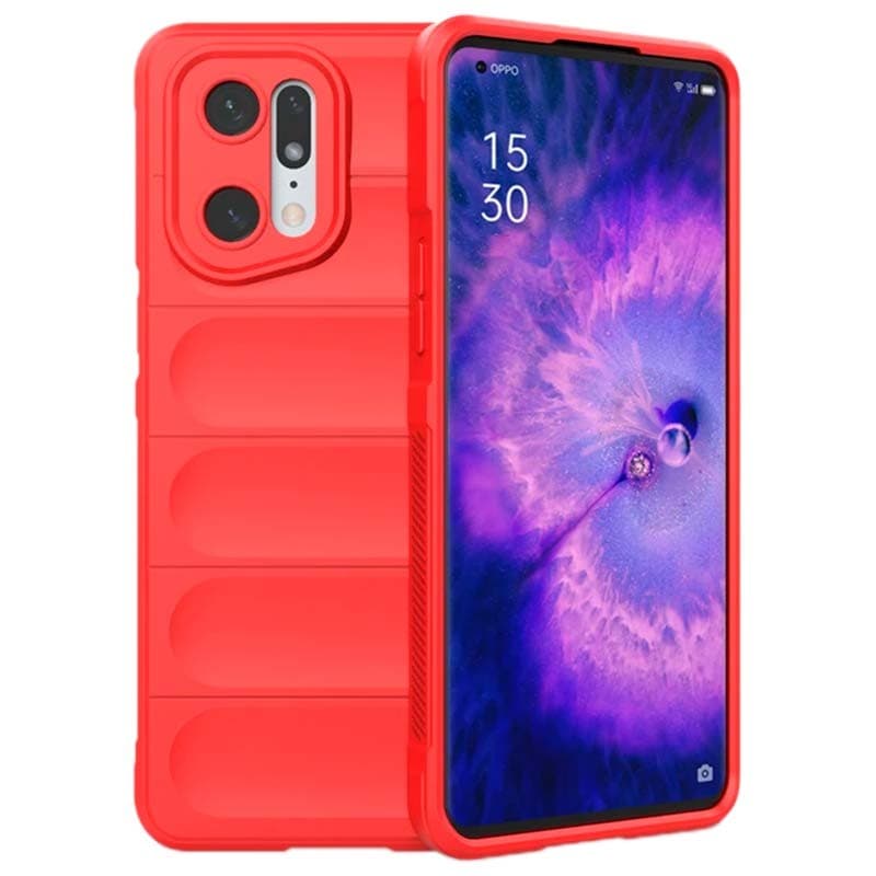 Capa de silicone Wave Oppo Find X5 Pro 5G Vermelho