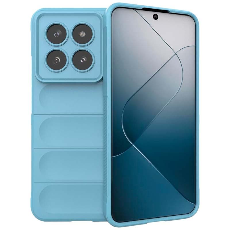 Capa de silicone Wave Xiaomi 14 Azul Claro