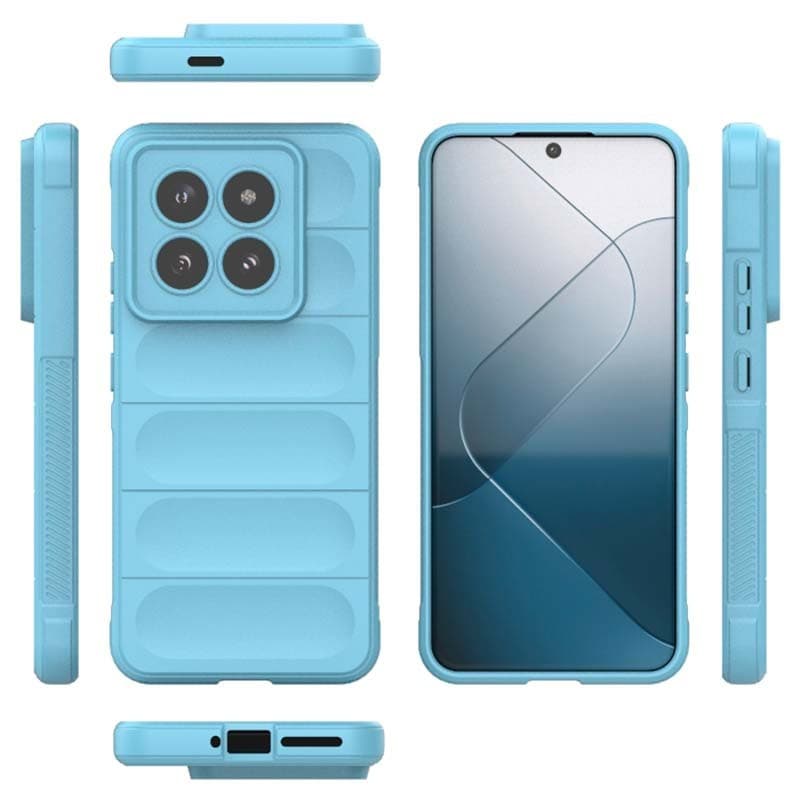 Capa de silicone Wave Xiaomi 14 Azul Claro