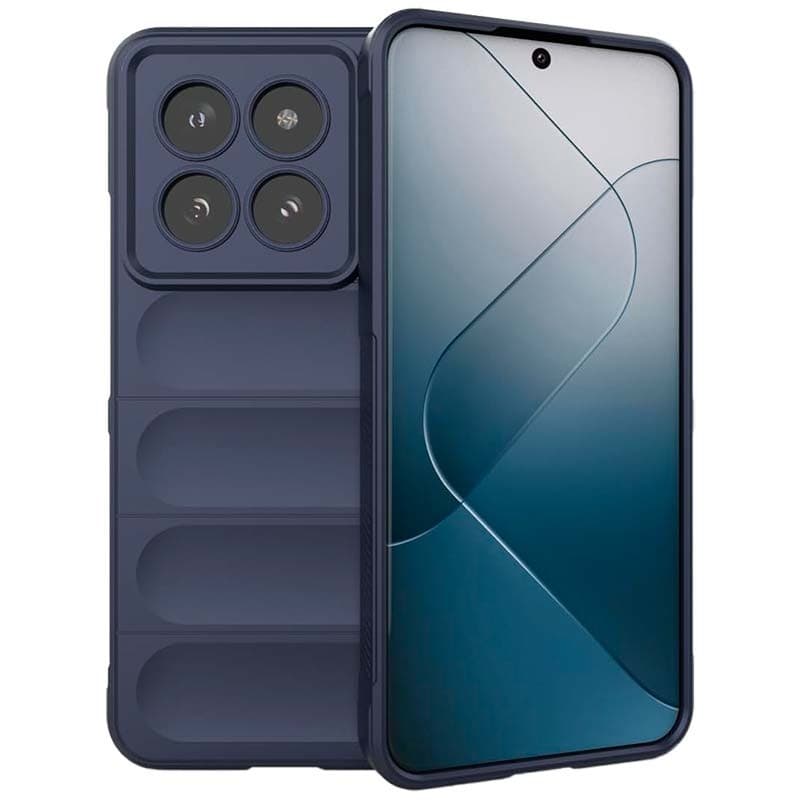Capa de silicone Wave Xiaomi 14 Azul Escuro
