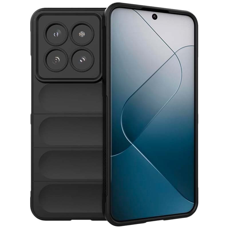 Capa de silicone Wave Xiaomi 14 Preto