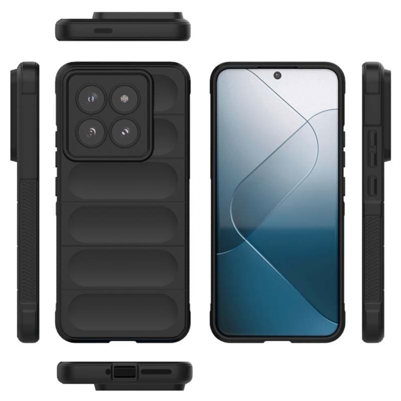 Capa de silicone Wave Xiaomi 14 Preto