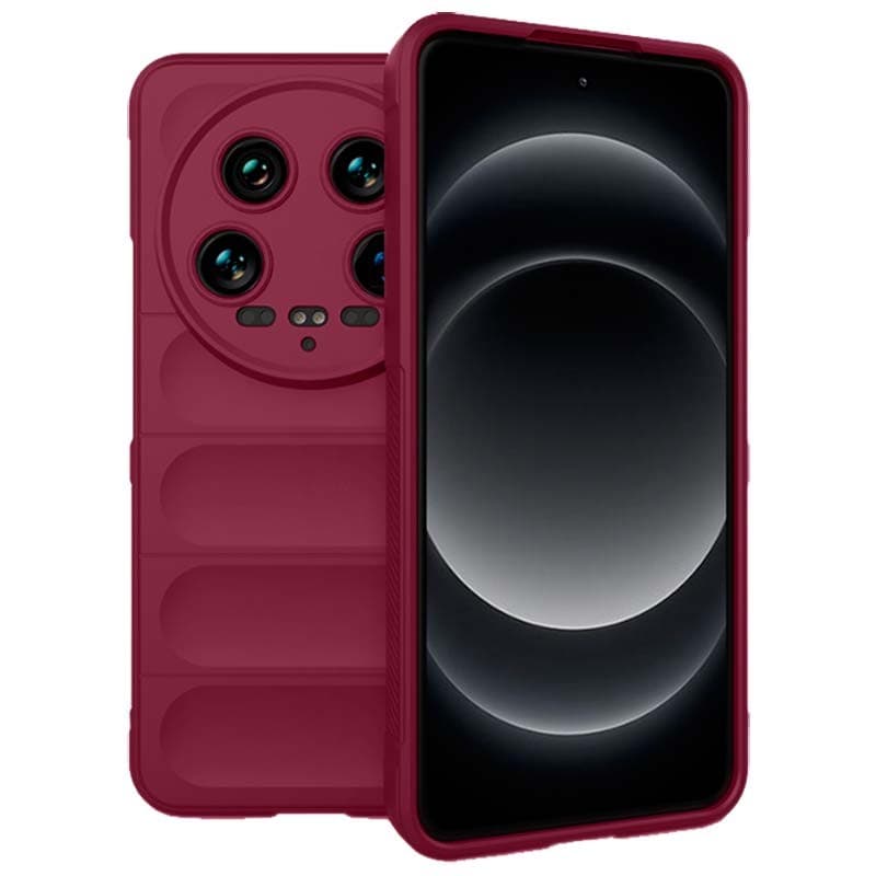 Capa de silicone Wave Xiaomi 14 Ultra Borgonha