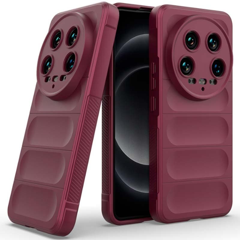 Capa de silicone Wave Xiaomi 14 Ultra Borgonha