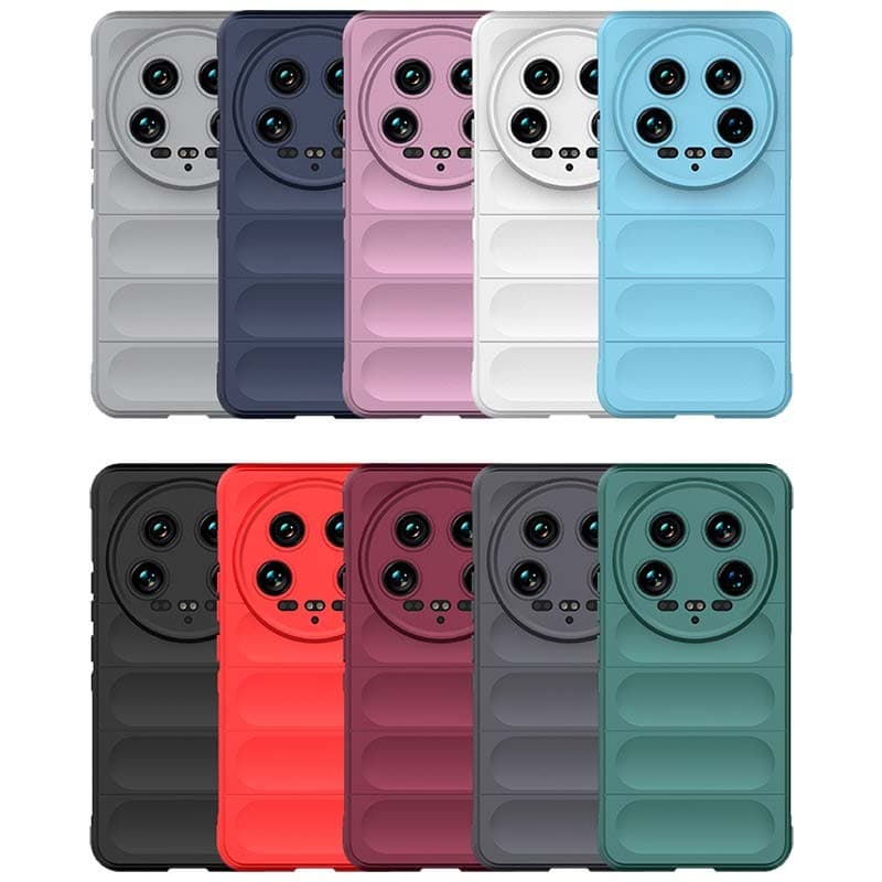 Capa de silicone Wave Xiaomi 14 Ultra Borgonha