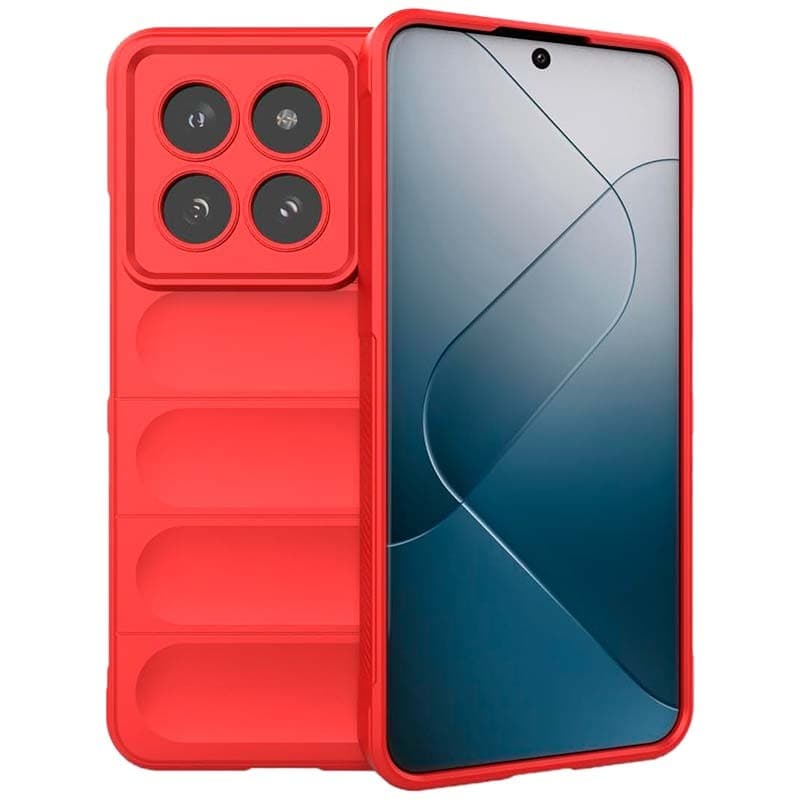 Capa de silicone Wave Xiaomi 14 Vermelho