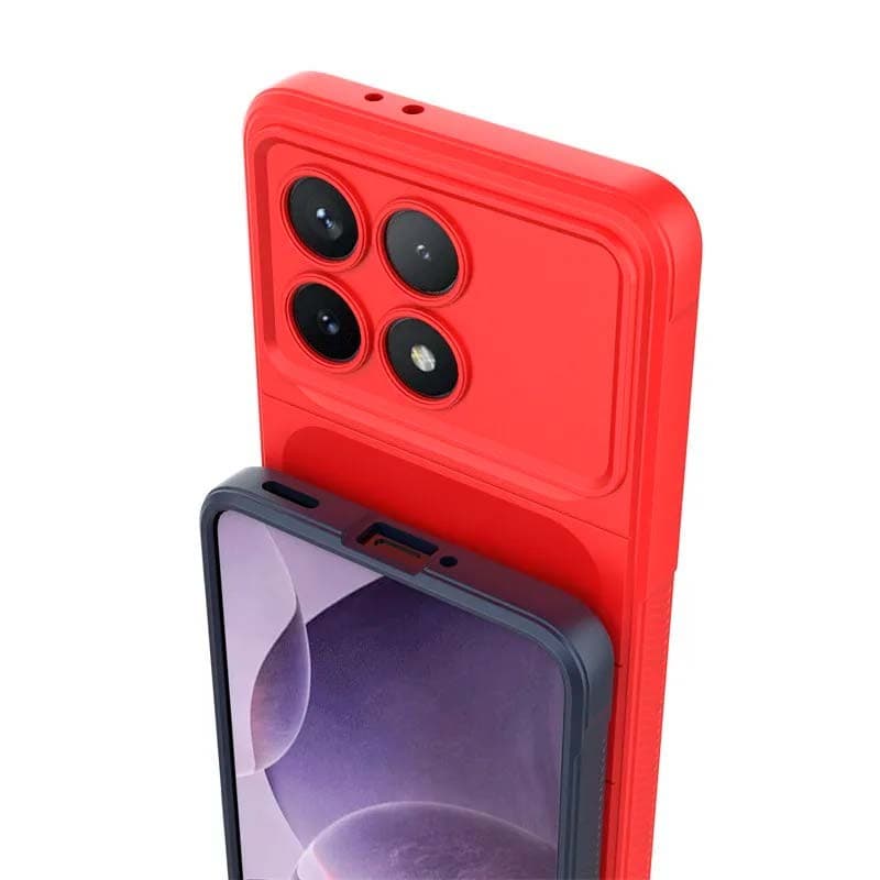 Capa de silicone Wave Xiaomi Poco X6 Pro 5G Cinzento Claro