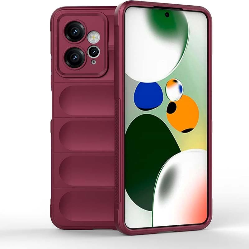 Capa de silicone Wave Xiaomi Redmi Note 12 4G Pro Borgonha