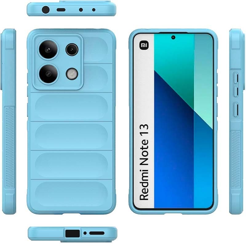 Capa de silicone Wave Xiaomi Redmi Note 13 4G Azul Claro