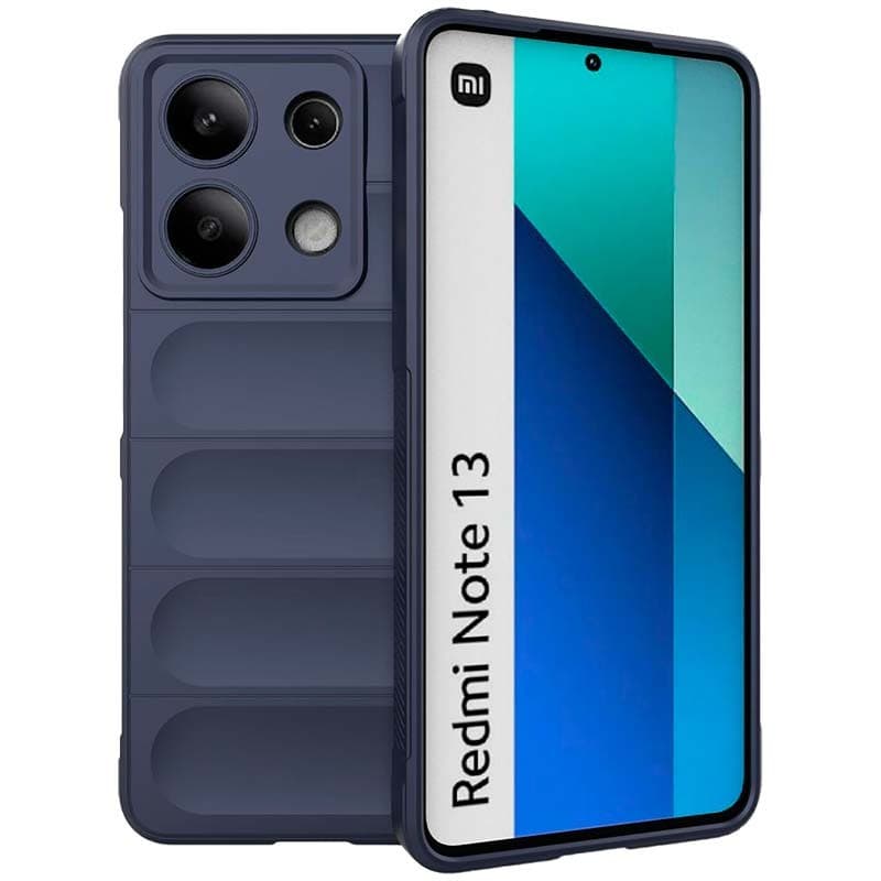 Capa de silicone Wave Xiaomi Redmi Note 13 4G Azul Escuro