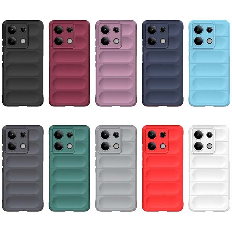 Capa de silicone Wave Xiaomi Redmi Note 13 4G Cinzento Claro