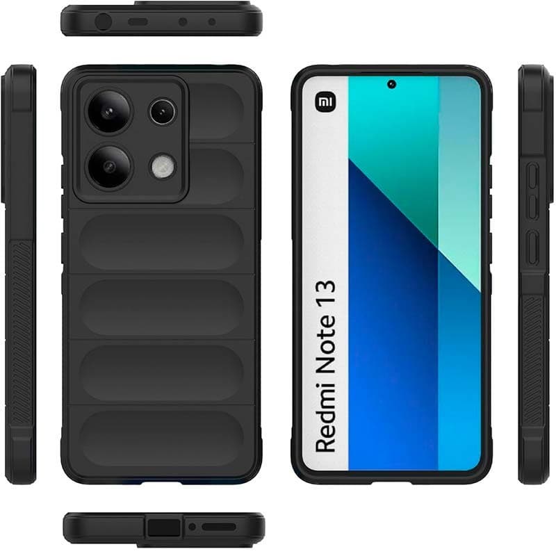 Capa de silicone Wave Xiaomi Redmi Note 13 4G Preto