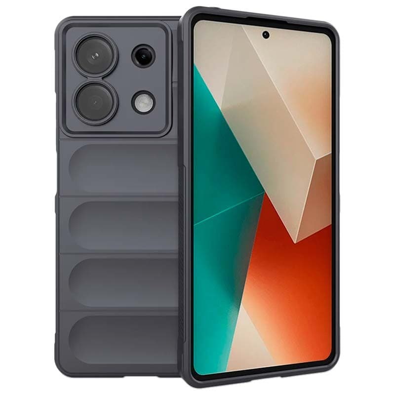 Capa de silicone Wave Xiaomi Redmi Note 13 5G Cinzento Escuro
