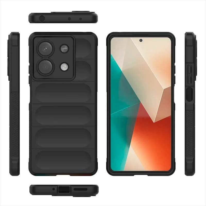Capa de silicone Wave Xiaomi Redmi Note 13 5G Preto