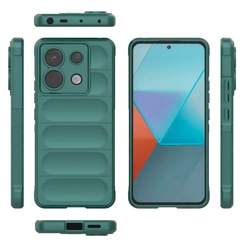 Capa de silicone Wave Xiaomi Redmi Note 13 Pro 5G / Poco X6 5G Verde
