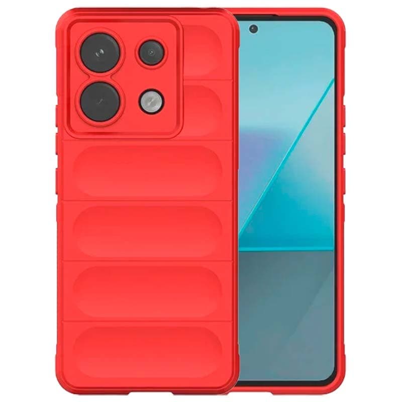 Capa de silicone Wave Xiaomi Redmi Note 13 Pro 5G / Poco X6 5G Vermelho