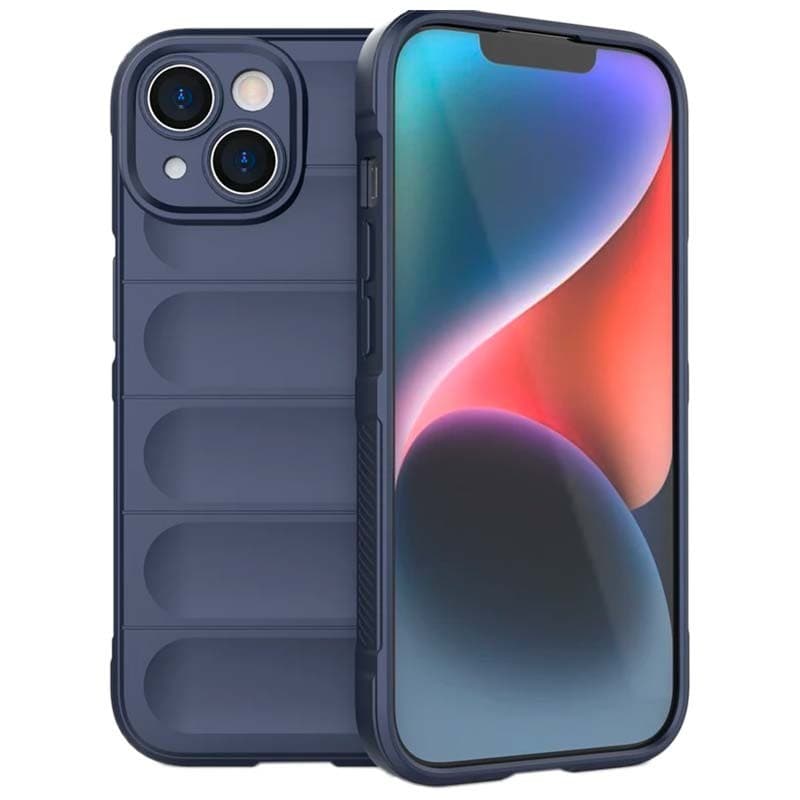 Capa de silicone Wave iPhone 15 Plus Azul Escuro
