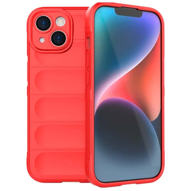 Capa de silicone Wave iPhone 15 Plus Vermelho