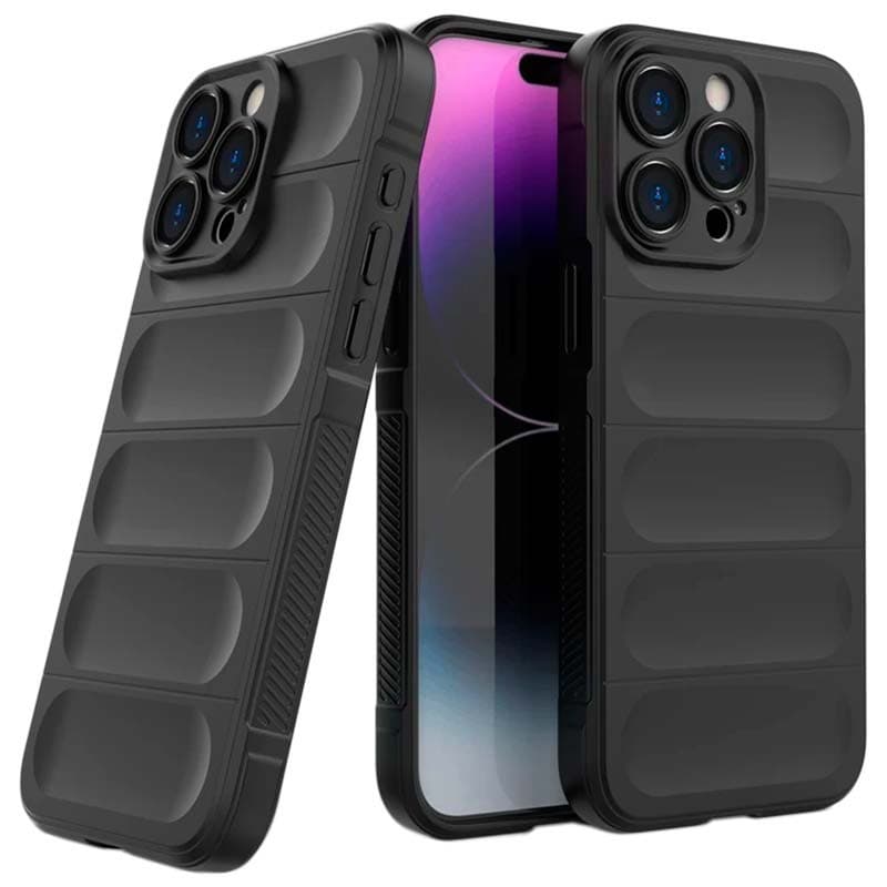 Capa de silicone Wave iPhone 15 Pro Max Preto