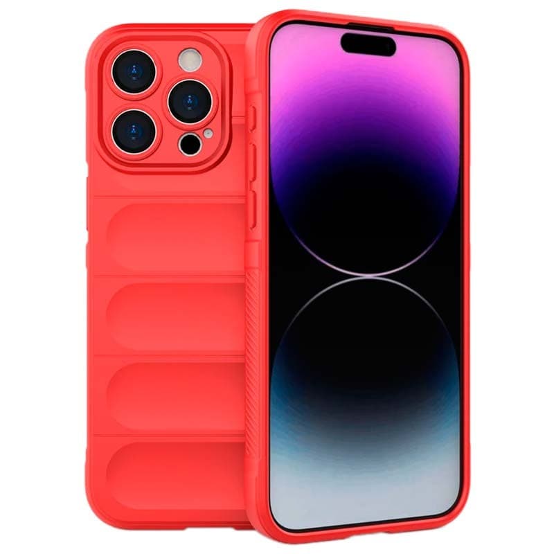 Capa de silicone Wave iPhone 15 Pro Max Vermelho