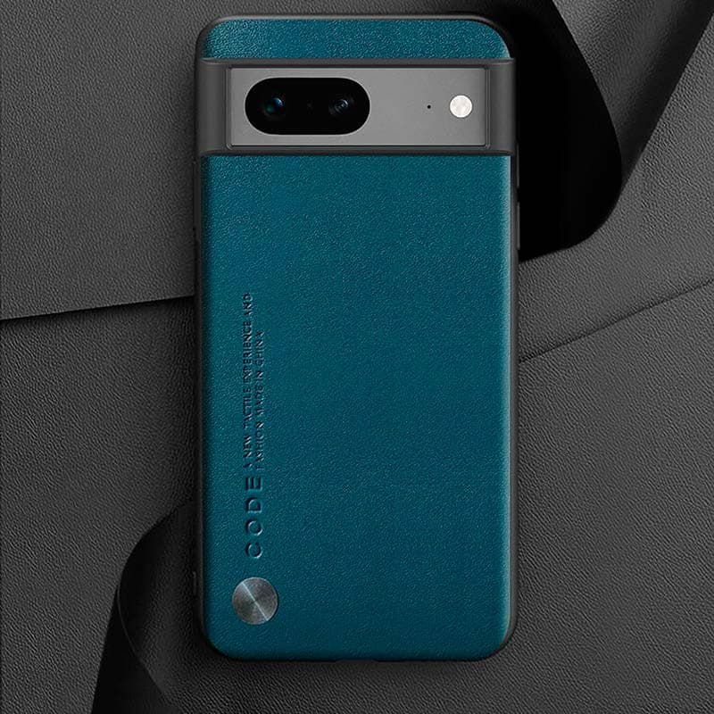 Capa em pele sintética Google Pixel 8 Luxury Azul