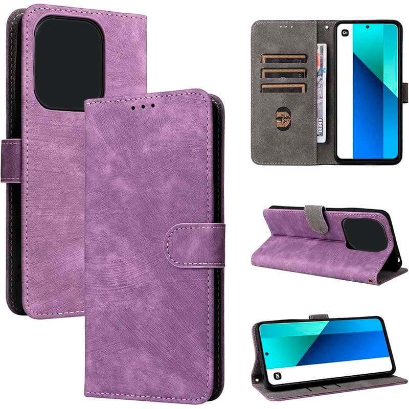 Capa livro 360º Protection Xiaomi Poco F5 Pro Roxo