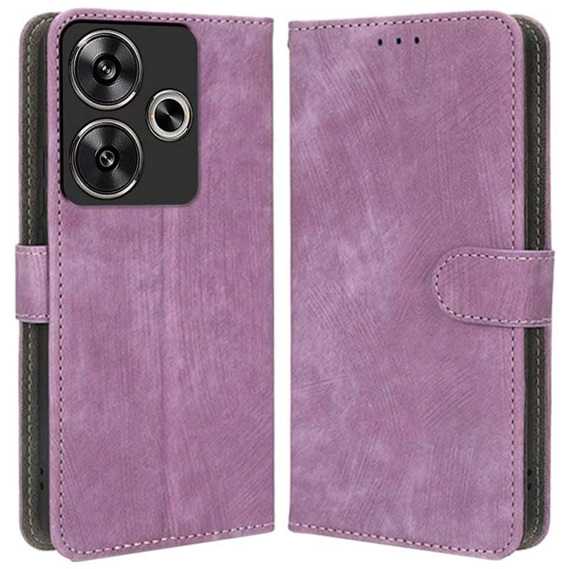 Capa livro 360º Protection Xiaomi Poco F6 5G Roxo