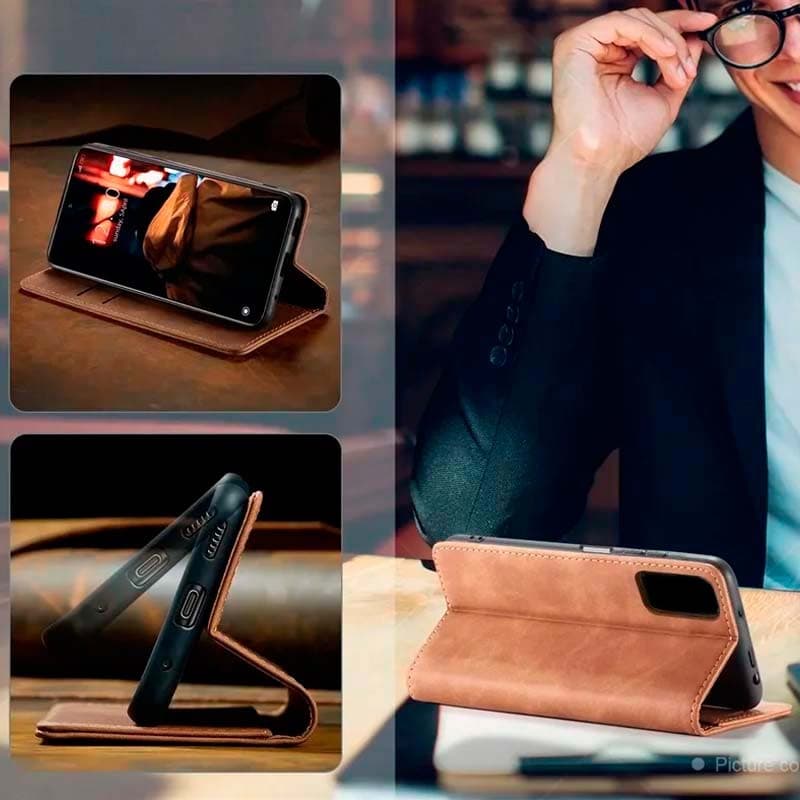 Capa livro Magnetic Wallet Xiaomi Poco F5 Azul
