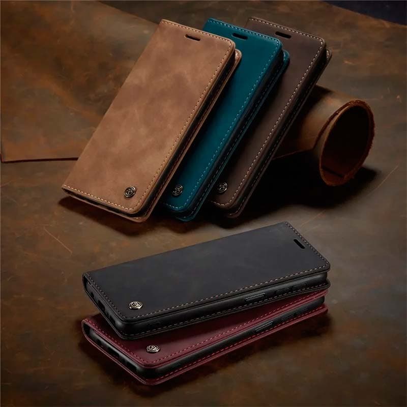 Capa livro Magnetic Wallet Xiaomi Poco F5 Azul