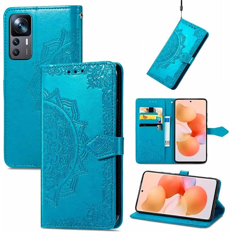 Capa livro Mandala Xiaomi 12T Azul