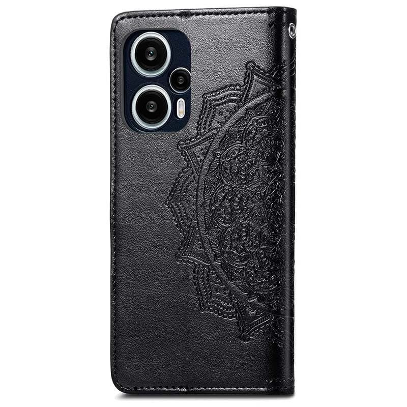 Capa livro Mandala Xiaomi Poco F5 Preto