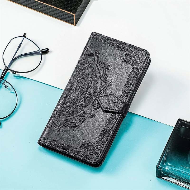 Capa livro Mandala Xiaomi Poco F5 Preto